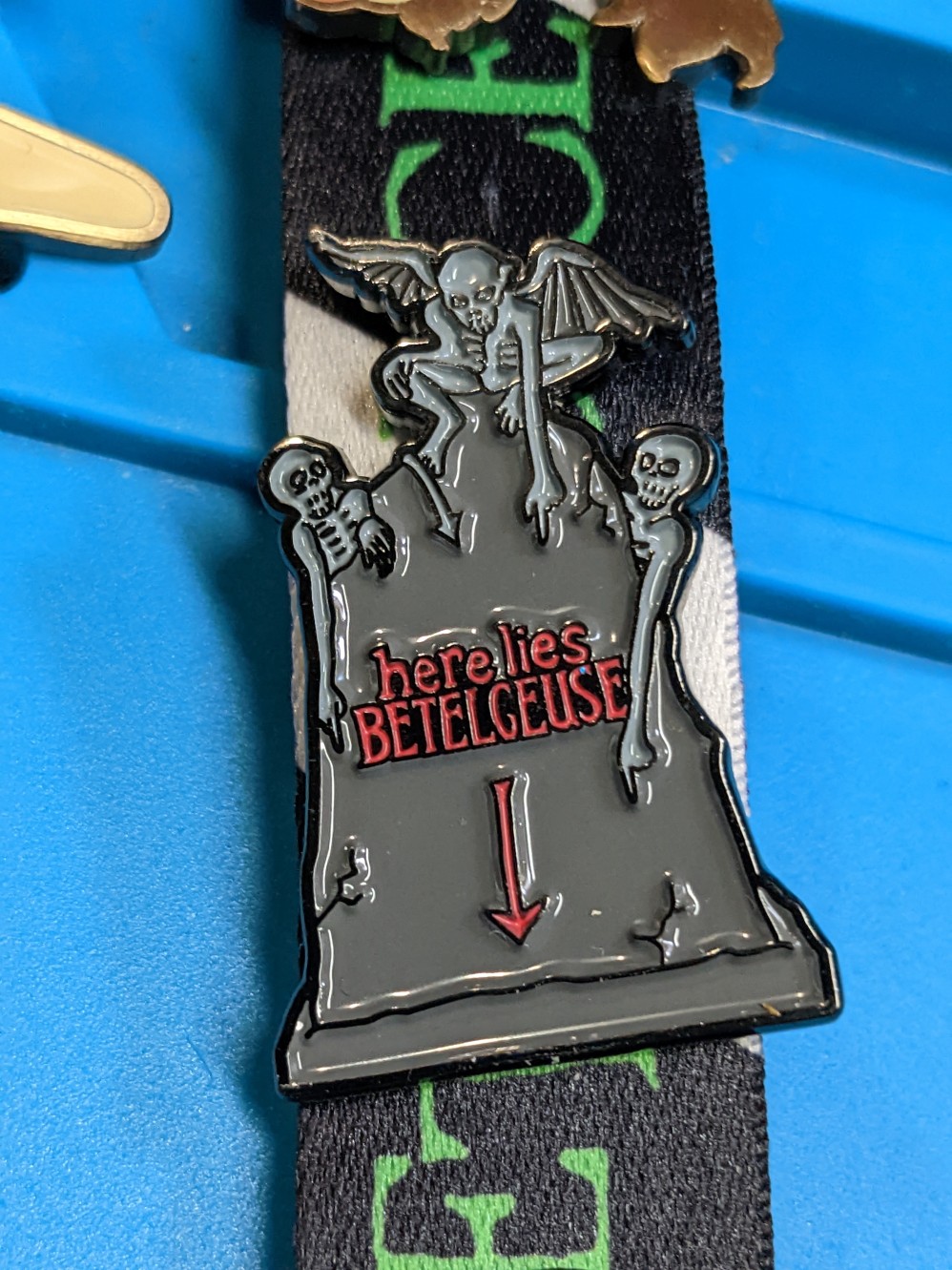 Beetlejuice tombstone Pin • S2Z